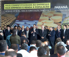 O governador Carlos Massa Ratinho Junior assina nesta terça-feira (10), às 9h30, no Palácio Iguaçu, decreto determinando a retirada de mais de 60 mil itens do setor de alimentos do regime de substituição tributária
