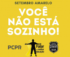 Polícia Civil do Paraná promove ações de prevenção ao suicídio. 