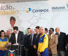 O Governo do Estado e os Correios firmam nesta segunda-feira (16) protocolo de intenções para a implantação do Balcão do Cidadão no Paraná