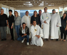 Presos participam de curso religioso em projeto de ressocialização.Foto: Divulgação/SESP