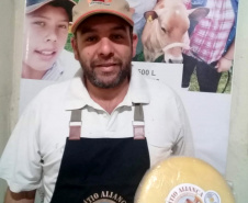 Produtores de queijo do Paraná participam de concurso nacional . Foto: Divulgação/Emater
