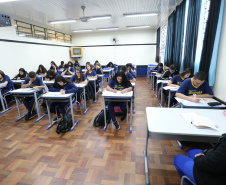 Cerca de 1 milhão de alunos farão a Prova Paraná. Foto: José Fernando Ogura/AEN