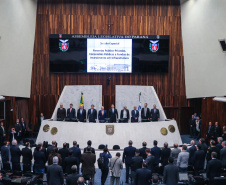 O governador Carlos Massa Ratinho Junior participa nesta segunda-feira (23), participou da audiência da Câmara dos Deputados para discutir com deputados federais e estaduais o novo marco regulatório das PPPs, concessões e fundos de infraestrutura