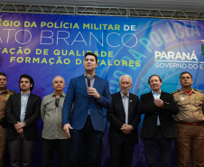 O Governo do Paraná deu início nesta quarta-feira (25) ao processo de implantação do Colégio da Polícia Militar de Pato Branco, que vai ocupar a estrutura do atual Colégio Estadual La Salle