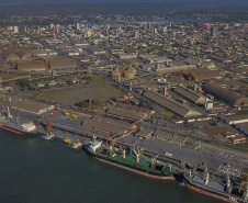 Setor portuário responde por até 67% da arrecadação de ISS. Foto:José Fernando Ogura/AEN