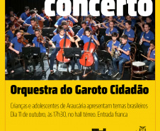 
Orquestra do Projeto Garoto Cidadão faz concerto no hall térreo da Biblioteca PúblicaFoto: Divulgação/BPP