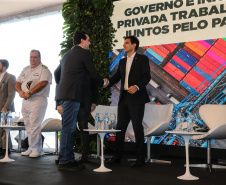 O governador Carlos Massa Ratinho Júnior inaugura nesta quinta-feira (10) , o viaduto da BR-277 e as obras de ampliação do Terminal de Contêineres de Paranaguá (TCP).Paranaguá, 09/10/2019 -  Foto: Geraldo Bubniak/AEN