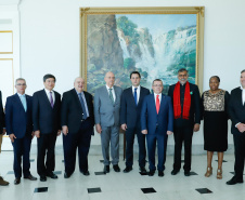 Governador Carlos Massa Ratinho Junior recebe os Ministros da Cultura do BRICS. 