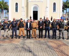 São José dos Pinhais, 22 de outubro de 2019. Operação Frente Brasil. Foto: Representantes dos Órgãos participantes da Operação. 