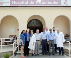 Hospital do Trabalhador recebe ortopedistas norte-americanos. Foto: SESA
