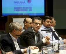 Governador Carlos Massa Ratinho Junior participa da reunião de secretários. Curitiba,29/10/2019 Foto:Jaelson Lucas / AEN