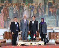 Vice-governador Darci Piana recebe o embaixador da República da Indonésia, Edi Yusup. 07/11/2019 Foto: José Fernando Ogura/AEN