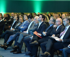 O governador Carlos Massa Ratinho Junior participa do evento de premiação das 500 maiores empresas do Sul. Foto: José Fernando Ogura/AEN