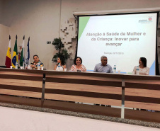 Depois de Cascavel e Ibiporã, Maringá sediou nesta sexta-feira (22) o terceiro evento macrorregional de qualificação da atenção materno-infantil promovido pela Secretaria de Estado da Saúde