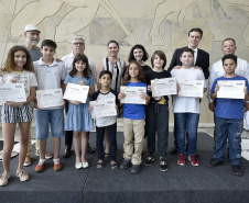 Premiação do Concurso de Desenho do Centro Juvenil de Artes Plásticas(CJAP).Curitiba, 12 de novembro de 2019.Foto: Kraw Penas/SECC