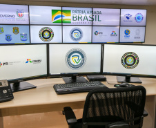 O Centro Integrado de Operações de Fronteira, em Foz do Iguaçu.  O CIOF reforçará as ações estratégicas estaduais de combate ao tráfico e ao crime organizado. A estrutura passa a integrar o Parque Tecnológico Itaipu, na Itaipu Binacional.Foz do Iguaçu, 16/12/2019 -  Foto: Geraldo Bubniak/AEN