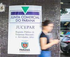 Junta Comercial do Paraná.  10/01/2020  -  Foto: Geraldo Bubniak/AEN