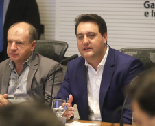 O governador Carlos Massa Ratinho Junior participa da reunião do secretariado.
Curitiba, 21-01-20.
Foto: Arnaldo Alves / AEN.


