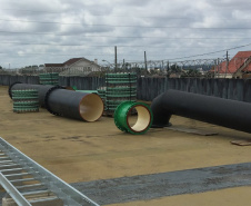 Novas estruturas irão melhorar sistema de distribuição de água em Curitiba
Foto: Sanepar