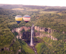 Belezas naturais fazem do Paraná polo do turismo de aventura  -  Foto: Divulgação Esporte Paraná