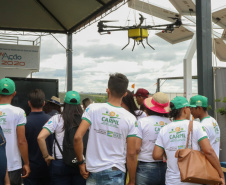 A Universidade Estadual do Oeste do Paraná (Unioeste) lançou o protótipo de um veículo aéreo não tripulado (Vant) para pulverização agrícola, com maiores autonomia de voo e eficiência de aplicação de agroquímicos nas propriedades rurais.  -  Cascavel, 07/02/2020  -  Foto: Divulgação Unioeste