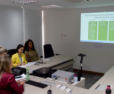 Sarampo e Novo Coronavírus são temas de videoconferência na Secretaria da Saúde do Paraná .  Curitiba, 07/02/2020  -  Foto: Divulgação SESA