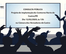 Consulta pública sobre o novo contorno de Castro -  Foto/Arte: DER