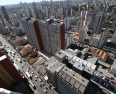Curitiba, vista parcial  .Foto: Arnaldo Alves/Arquivo AEN