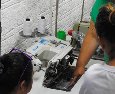 A Penitenciária Feminina de Foz do Iguaçu - Unidade de Progressão (PFF-UP) deve receber 120 máquinas de costura computadorizadas para a produção de lençóis, fronhas e roupas a partir de maio.  -  Curitiba, 13/02/2020  -  Foto: Divulgação DEPEN