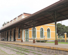 Estação ferroviária de Antonina, litoral do Paraná.Antonina, 18-01-20.Foto: Arnaldo Alves / AEN.