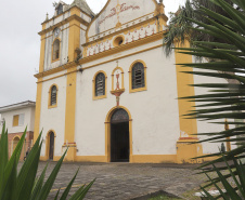 Igreja de Nossa Senhora do Pilar, matriz de Antonina, litoral do Paraná.Antonina, 18-01-20.Foto: Arnaldo Alves / AEN.