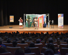 Copel patrocina teatro infantil sobre uso seguro da energia. Foto: Copel