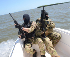 PCPR mantém equipes de operações especiais na Fronteira. Foto: Fabio Dias/PCPR
