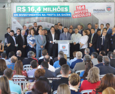 O governador Carlos Massa Ratinho Junior entrega nesta quarta-feira (04) 164 veículos a municípios de diversas regiões do Estado.
Curitiba, 04-03-20.
Foto: Arnaldo Alves / AEN