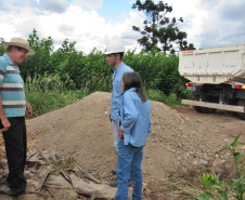 Lodo de esgoto beneficia pequenos agricultores no Paraná. Foto:Sanepar