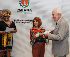 O vice governador Darci Piana recebe nesta quarta-feira (11), representantes da classe artística e cultura do Estado, no Palácio Iguaçu.   Curitiba, 11/03/2020 -  Foto: Geraldo Bubniak/AEN