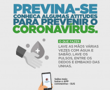 A informação de qualidade é ainda uma das melhores armas para se prevenir contra o coronavírus. Pensando nisso, o Governo do Paraná lançou uma campanha com orientações sobre os métodos de prevenção, para evitar a propagação do vírus e também para tranquilizar a população. Todo o conteúdo está disponível no site www.coronavirus.pr.gov.br.