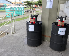 Novos equipamentos reforçam higiene dos trabalhadores portuários. Foto: Claudio Neves