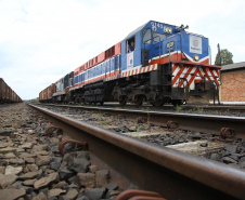 Governo estuda estender ferrovia entre Oeste e Porto de Paranaguá. Foto: Jaelson Lucas/AEN