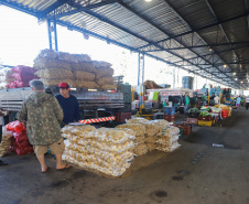 Apoio e planejamento do Estado garantem abastecimento de alimentos.Foto: Arnaldo Alves / AEN