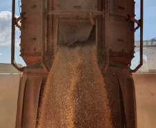 Porto de Paranaguá tem exportação recorde de grãos.  Foto:Nájia Furlan/Portos do Paraná 
