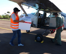 Aeronaves do Governo já coletaram 1.457 amostras para testes de coronavírus. Foto: Divulgação