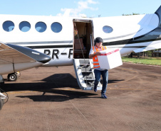 Aeronaves do Governo já coletaram 1.457 amostras para testes de coronavírus. Foto: Divulgação