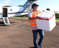 Aeronaves do Governo já coletaram 1.457 amostras para testes de coronavírus. Foto: Divulgação