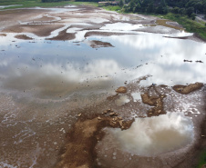 Levantamento do Simepar apontou que nove cidades, de quase todas as regiões do Estado, tiveram chuvas bem abaixo da média histórica entre os meses de junho de 2019 a março de 2020. Redução média na precipitação foi de 33% nos municípios pesquisados.08/04/2020 - Foto: Geraldo Bubniak/AEN