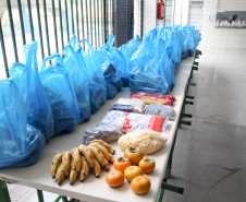 Escolas se preparam para mais uma entrega de alimentos da merenda. Foto: Ari Dias/AEN