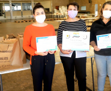 Rede Família Solidária recebe doação de 13 mil máscaras que serão destinadas a entidades sociais. Foto:SEJUF