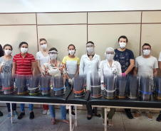 Penitenciária de Londrina produz máscaras para hospitais. Foto:DEPEN