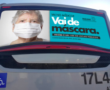 Campanha vai incentivar uso de máscaras nos ônibus. Foto: Comec
