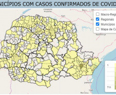 &#8203;Coronavírus já alcança mais da metade dos municípios do Paraná